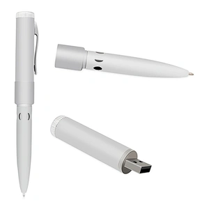 Four Color Ball Pen USB Flash Drive with Laser Logo