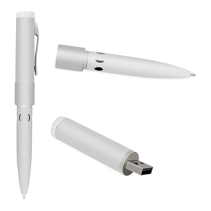Four Color Ball Pen USB Flash Drive with Laser Logo
