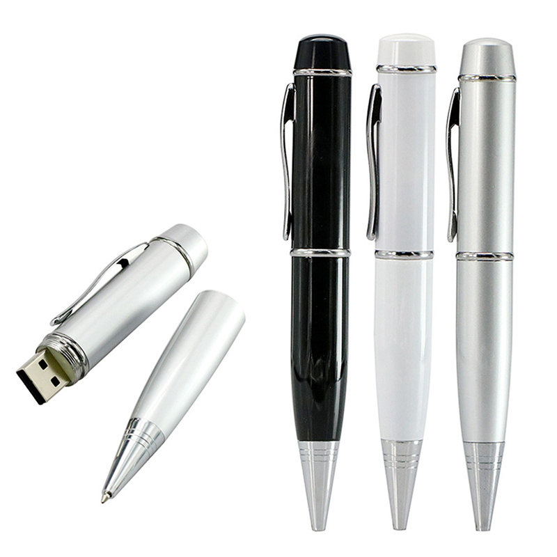 Metal Pen Shape Promotional Gift USB Flash Drive for Writing