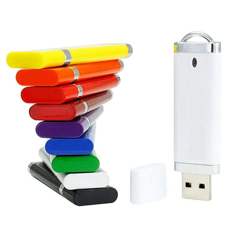 Multi Color Promotional Gift Plastic USB Flash Drive with Logo