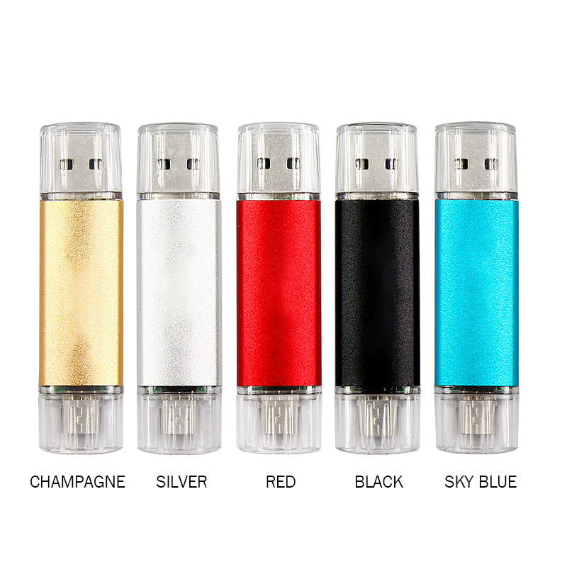 Colorful Promotion Metal OTG to USB Flash Drive for Smartphone