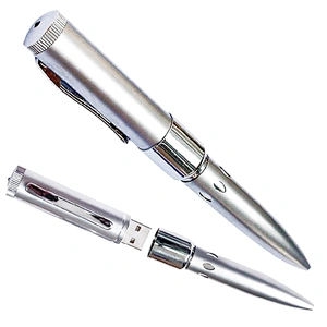 Four Color Ball Pen USB Flash Drive with Laser Logo