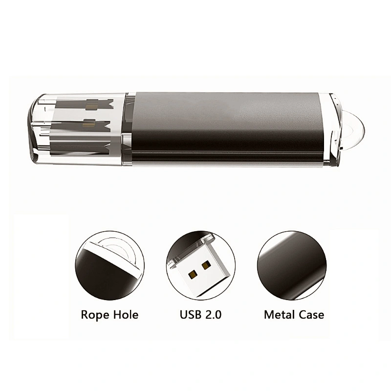Multi Color Customized Logo Metal USB Flash Drive with Promotional