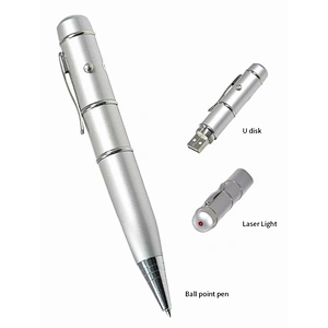 Creative Gift Custom Logo Advertising Pen Shape USB Flash Drive
