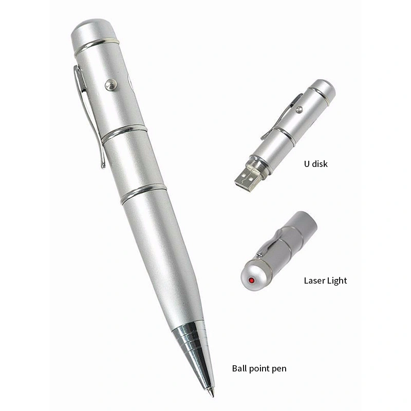 Creative Gift Custom Logo Advertising Pen Shape USB Flash Drive