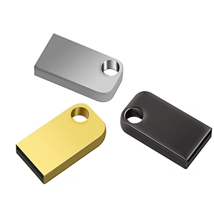 Printing Logo Gift Mini Metal Strap Chain USB Flash Drive