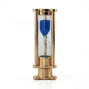 Hourglass Metallic Glass Promotional Gift USB Flash Drive with Logo