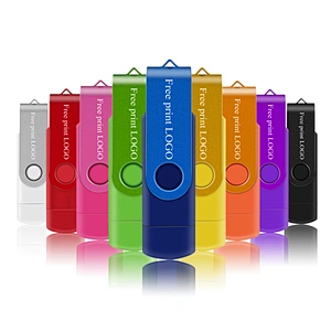 Colorful Twist OTG Type USB 2.0/3.0 Pen Drive Swivel Plastic 32GB 64GB 128GB USB Flash Drive