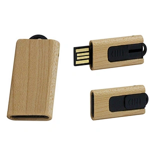 Wooden Stretch Hanging Rope Portable USB Flash Drive With Logo