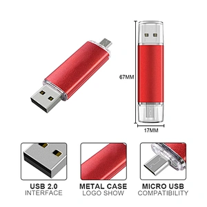 Colorful Promotion Metal OTG to USB Flash Drive for Smartphone