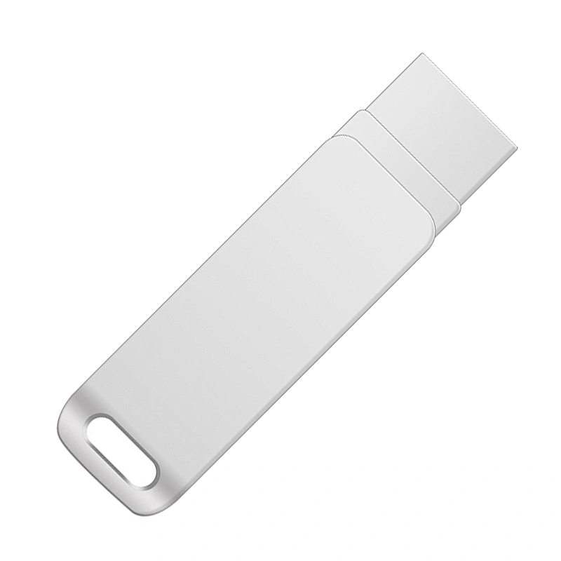 Metal Silvery Swivel Lightning to USB 3.0 Pen Drive