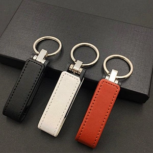 Engrave Logo PU Leather USB Stick USB Flash Drive USB Disk with Your Logo