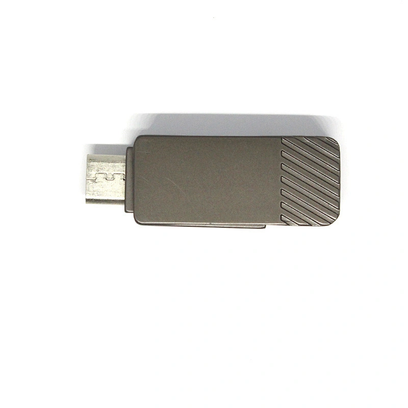 Black Rotary Mini Portable Factory OTG Metal USB Pen Drive USB Flash Drive USB Stick USB Disk