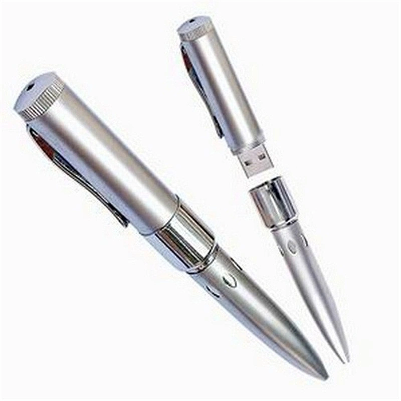 Four Color Ball Pen USB Flash Drive with Laser Logo