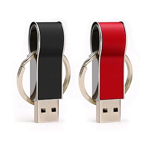 Multi Color Leather Key Chain USB Flash Drive USB Disk USB Flash Disk USB Drive With Logo