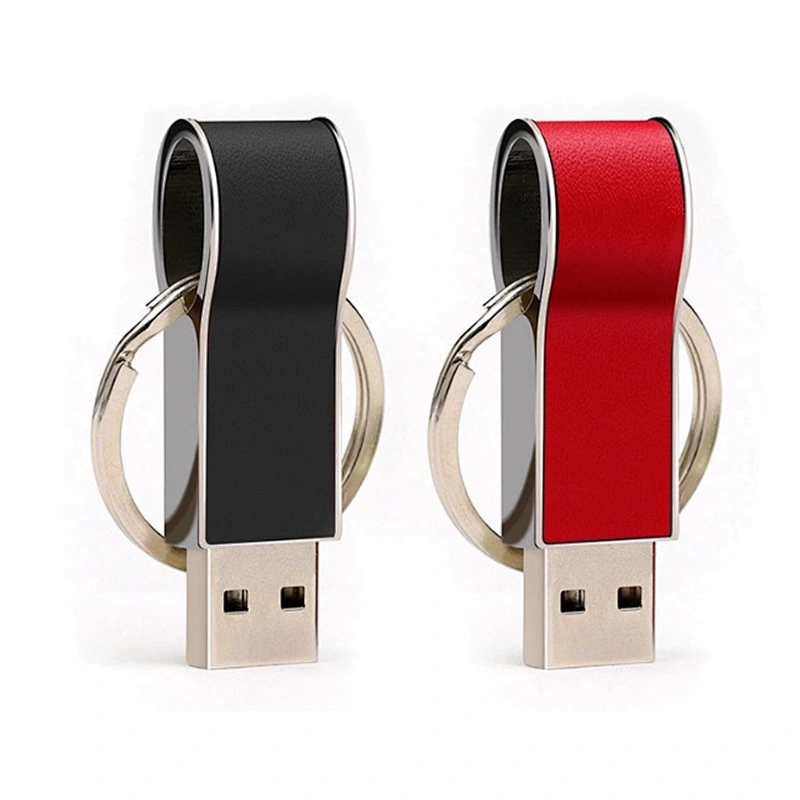 Multi Color Leather Key Chain USB Flash Drive USB Disk USB Flash Disk USB Drive With Logo