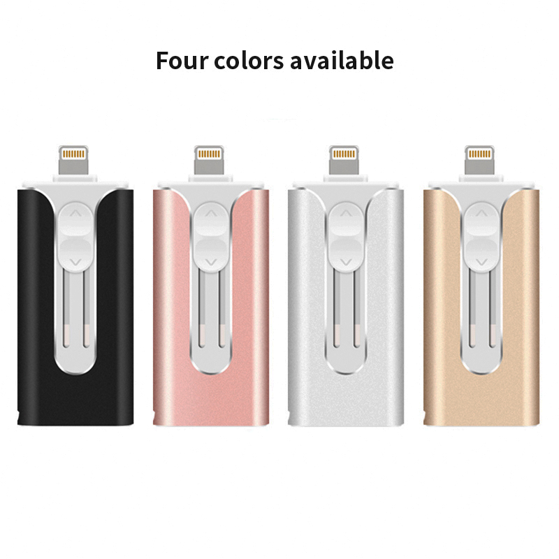 Four Color Portable Three Model USB Flash Drive for Smartphone