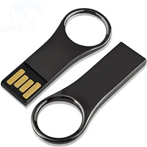 Round Shape Metal Housing USB 2.0 Pen Drive