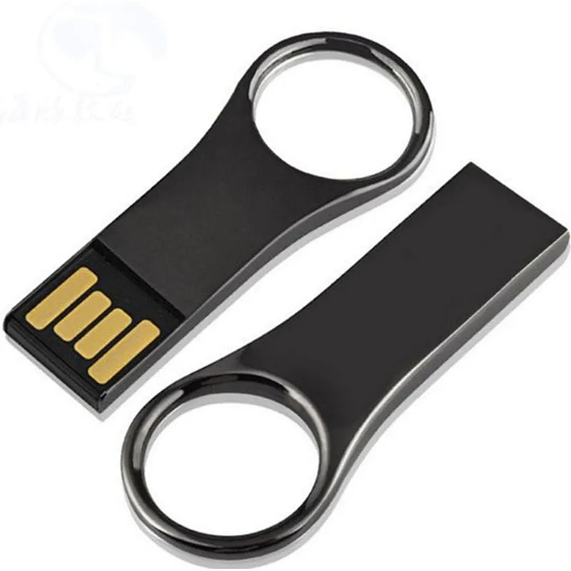 Round Shape Metal Housing USB 2.0 Pen Drive