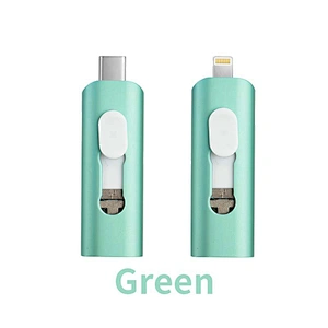Four Color 4 in 1 Portable USB Flash Drive for Android Ios