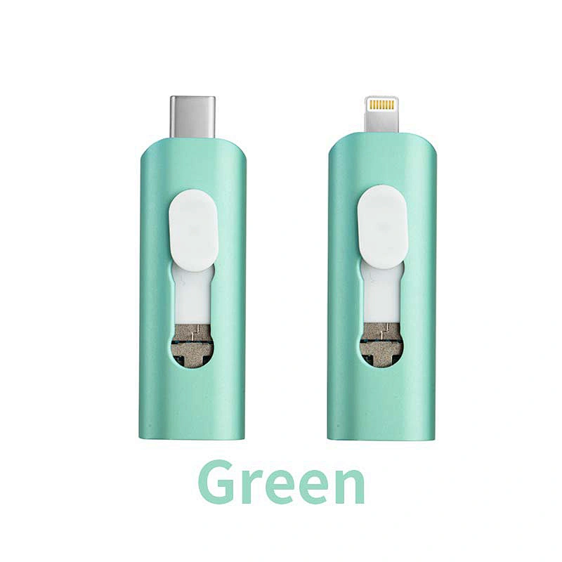 Four Color 4 in 1 Portable USB Flash Drive for Android Ios