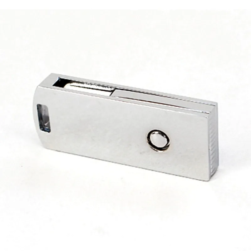Swivel Rotating Custom Logo Metal Material USB Pen Drive