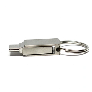 Metal Swivel Type-C 3.0/3.1 Key Chain USB Flash Drive