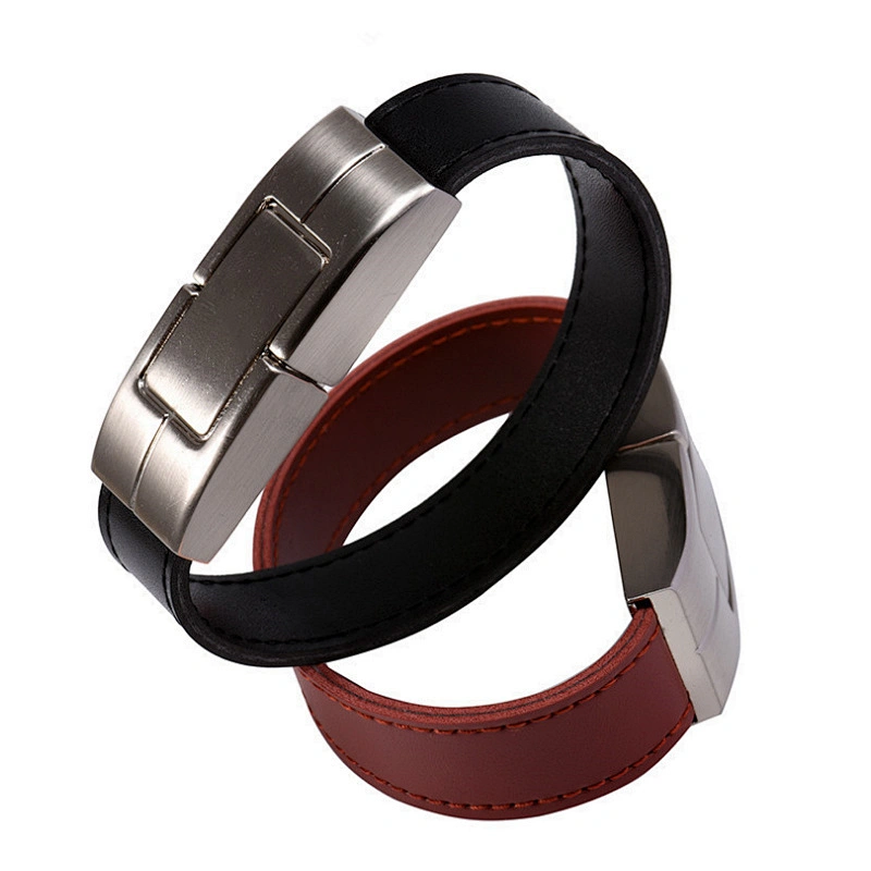 Bracelet Leather PU Promotional Gift USB Disk USB Flash Drive USB Flash Disk USB Drive with Your Logo
