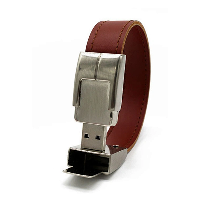 Bracelet Leather PU Promotional Gift USB Disk USB Flash Drive USB Flash Disk USB Drive with Your Logo