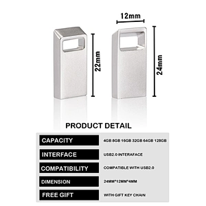 Wholesale Metal Mini High Speed Music Customized USB Disk USB Flash Drive USB Flash Disk USB Flash Disk USB Pen Drive