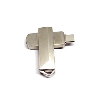 Metal Rotary Printing Logo Type-C Pen Drive USB Flash Drive USB Disk USB Drive USB Driver For Mobile Phone