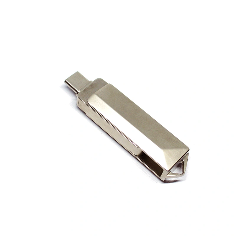 Metal Rotary Printing Logo Type-C Pen Drive USB Flash Drive USB Disk USB Drive USB Driver For Mobile Phone