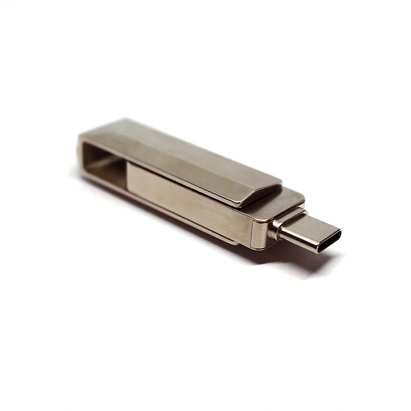 Metal Rotary Printing Logo Type-C Pen Drive USB Flash Drive USB Disk USB Drive USB Driver For Mobile Phone