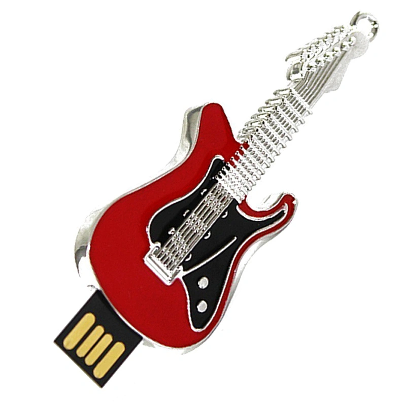 Guitar Musical Instruments Colorful Jewelry Gift Metal USB Flash Drive USB Flash Disk USB Stick USB Pen Drive USB Drive