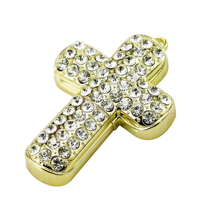 Cross Colorful Jewelry Gift Metal USB Flash Drive USB Flash Disk USB Stick USB Flash USB Drive