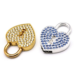 Love Locks Metal Chain Colorful Jewelry USB Flash Drive USB Flash Disk USB Stick USB Flash USB Drive for Promotional Gift