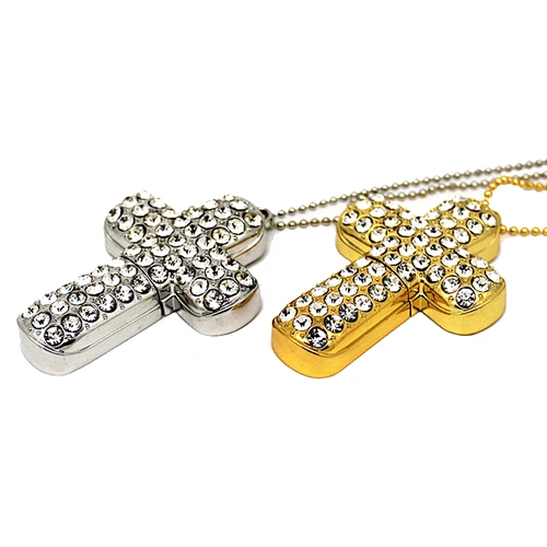Cross Colorful Jewelry Gift Metal USB Flash Drive USB Flash Disk USB Stick USB Flash USB Drive