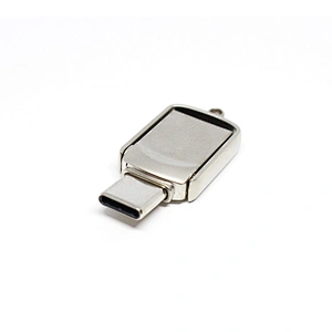 Metal Mini Portable USB Flash Drive Dual Port Type-C Laser Logo USB Drive USB Flash Disk USB Disk