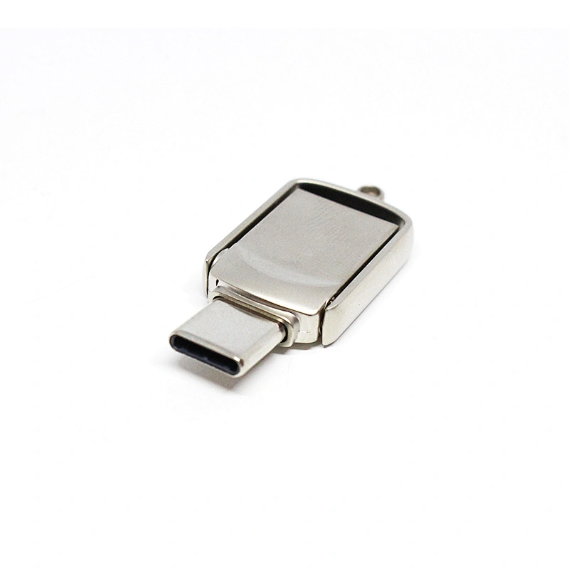 Metal Mini Portable USB Flash Drive Dual Port Type-C Laser Logo USB Drive USB Flash Disk USB Disk