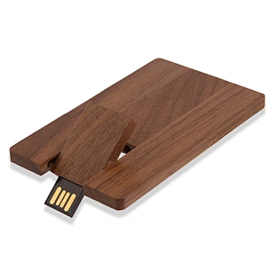 Wooden Card Shape Laser Logo Bamboo Credit Card USB Flash Drive USB Flash Disk USB Drive USB Driver USB Disk