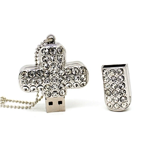 Cross Colorful Jewelry Gift Metal USB Flash Drive USB Flash Disk USB Stick USB Flash USB Drive