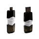 Dual model type-c usb flash drive plastic stretch light usb pen drive