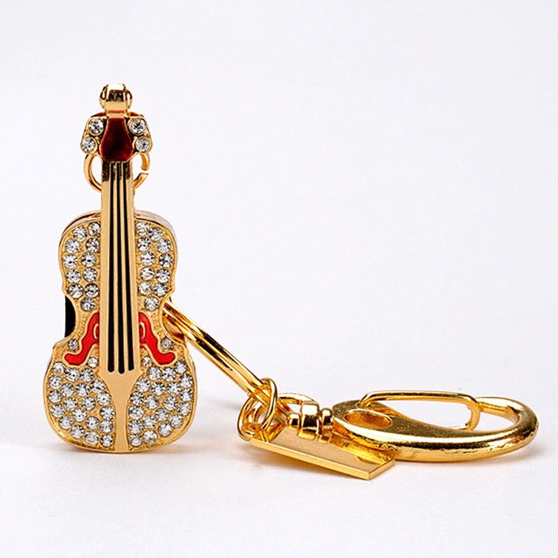 Guitar Musical Instruments Colorful Jewelry Gift Metal USB Flash Drive USB Flash Disk USB Stick USB Flash USB Drive