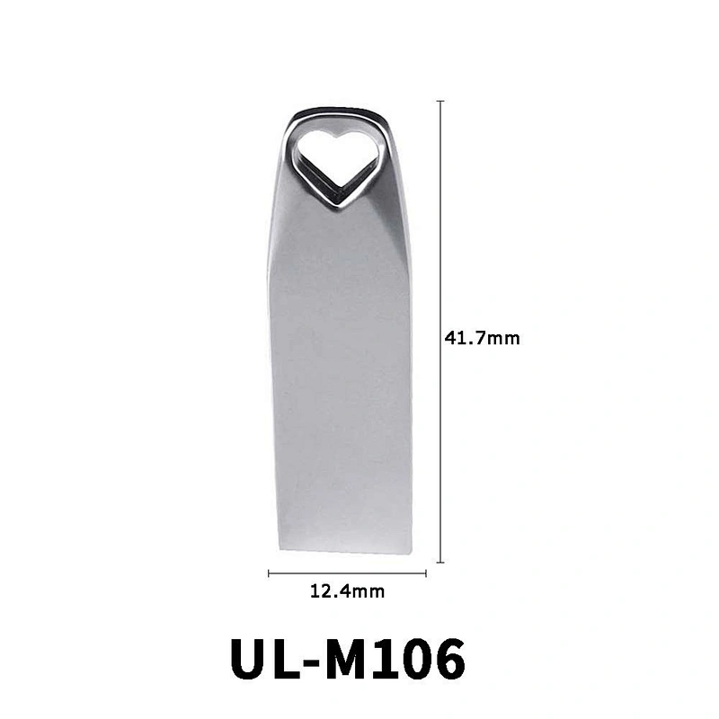 Silver Metal Body Fashion Design USB Flash Drive Logo Printing USB Flash Disk/USB Drive/USB Flash Driver/USB Stick/USB Pen Drive
