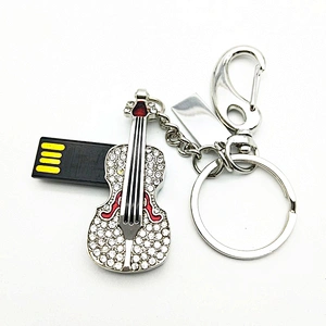 Guitar Musical Instruments Colorful Jewelry Gift Metal USB Flash Drive USB Flash Disk USB Stick USB Flash USB Drive