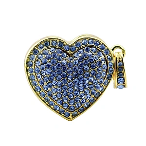 Heart Shape Metal Colorful Jewelry USB Flash Drive USB Flash Disk USB Stick USB Flash USB Drive USB Pen Drive for Promotional Gift