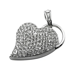 Colorful Jewelry Promotional Gift Metal Heart Shape USB Flash Drive USB Flash Disk USB Stick USB Flash USB Drive