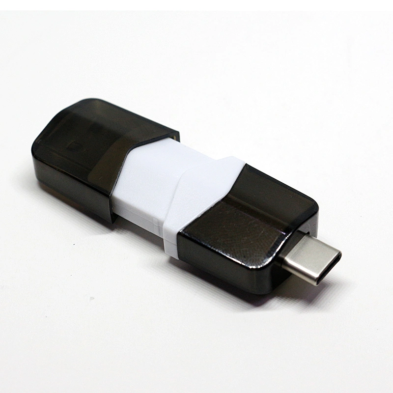 Dual Model Type C USB Flash Drive Plastic Stretch Light USB Pen Drive USB 2.0 3.0 Pen Drive