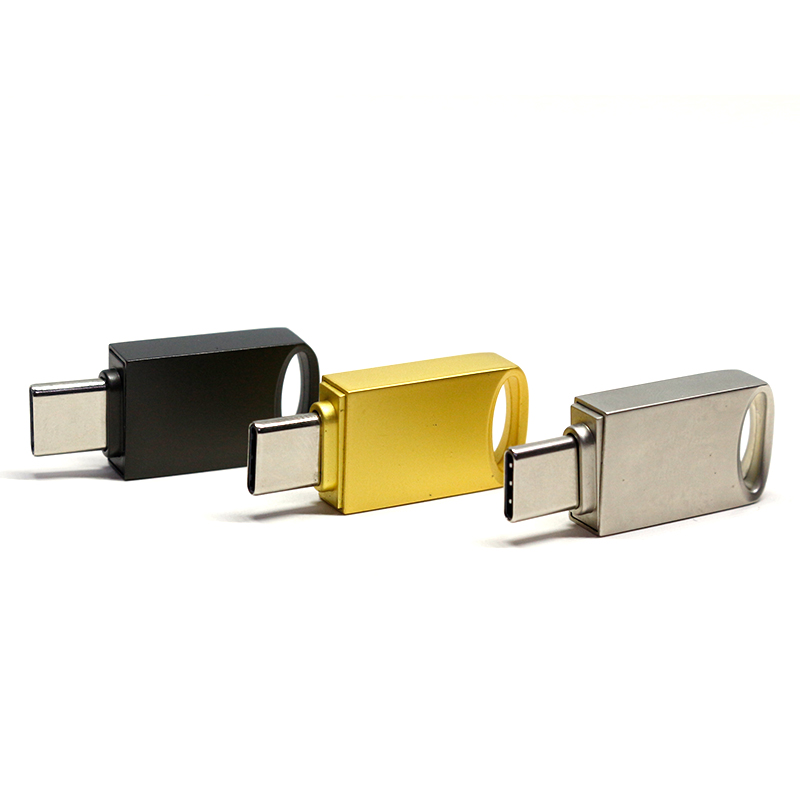 Metal Type-C Single Port USB 2.0 Flash Drive USB Flash Disk USB Pen Drive USB Drive for Smart Phone