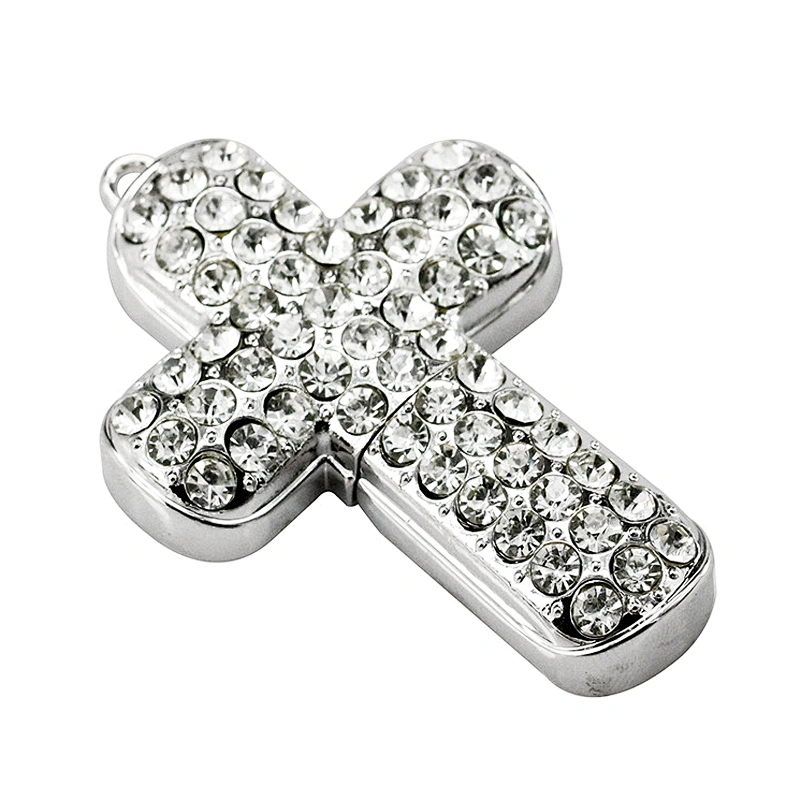 Cross Colorful Jewelry Gift Metal USB Flash Drive USB Flash Disk USB Stick USB Flash USB Drive